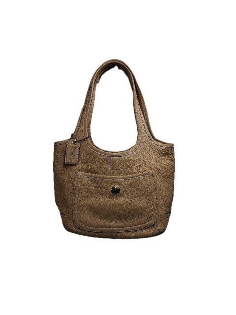 Coach Brown Suede Tote Bag - vintage adjacent. Legacy linning
